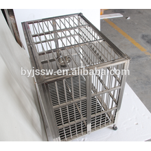 Large stainless steel dog cages